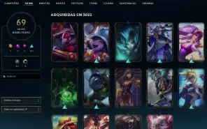 Conta league  of legends Ouro II