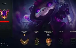 Conta league  of legends Ouro II