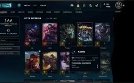 Vendo Acc LoL criada em 2017