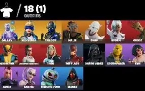 Conta Fortnite | C/Galaxy | Algumas Skins | +1000 Vbucks