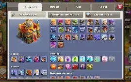 Conta Clash of Clans Cv 16