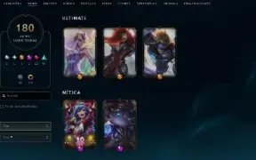 Conta de lol 2012 lvl 188 - 180 skin, 3 ultimate - 62 legado