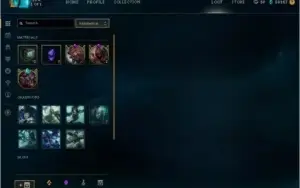 Conta de lol nv 37, diversas skins e muitas essências.