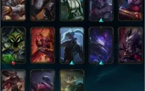 Acc lv.131 Gold com várias skins