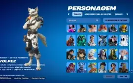 Conta rara de fortnite  com clube, passe e 2000 v-bucks