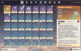 CONTA COM 4 PERSONAGENS 4* E 1 ARMA 5*