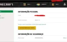 MINECRAFT FULL ACESSO ORIGINAL 30R$