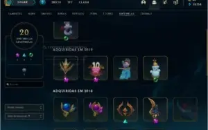 CONTA LOL D2 - 126 SKINS, EMOTE DE CHALLENGER