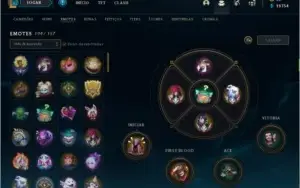 CONTA LOL D2 - 126 SKINS, EMOTE DE CHALLENGER
