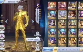 SAINT SEIYA AWAKENING - COM GEMAS AVANÇADAS E LIVROS