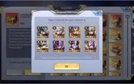 SAINT SEIYA AWAKENING - COM GEMAS AVANÇADAS E LIVROS