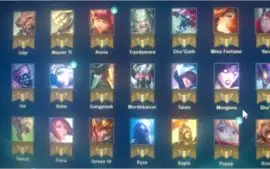 Conta nv 73, +73 CHAMP, + SKINS, elo prata 4 com BORDA .