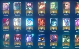 Conta nv 73, +73 CHAMP, + SKINS, elo prata 4 com BORDA .