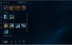 CONTA LOL:  49 CHAMPS / GOLD 4 / 13 SKINS