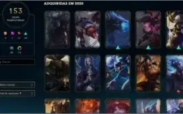 Conta D4, 153 skins