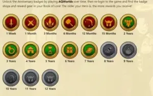 VENDO CONTA AQW (ADVENTURE QUEST WORLD) ANTIGA 7 ANOS