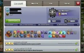 CV10 - LVL 165 - COM TROCA DE NOME - LÍDER DE CLÃ NV10