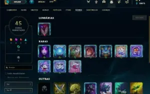 Conta diamante 4 com 25 Champs e 2 Skins