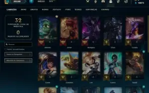 Conta diamante 4 com 25 Champs e 2 Skins