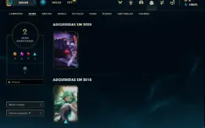 Conta diamante 4 com 25 Champs e 2 Skins