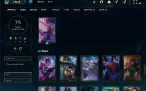 Conta Ferro 2 com 91 Champs e 75 Skins + 2 Prestigios
