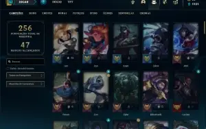 Conta Ferro 2 com 91 Champs e 75 Skins + 2 Prestigios