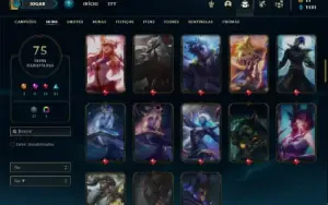 Conta Ferro 2 com 91 Champs e 75 Skins + 2 Prestigios