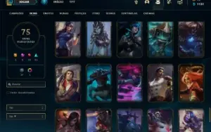 Conta Ferro 2 com 91 Champs e 75 Skins + 2 Prestigios