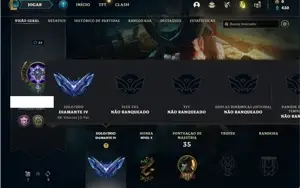Conta Diamante 4 com 31 Champs e 3 Skins