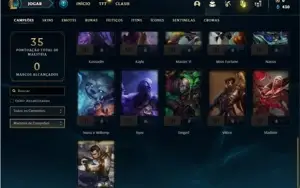 Conta Diamante 4 com 31 Champs e 3 Skins