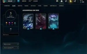 Conta Diamante 4 com 31 Champs e 3 Skins