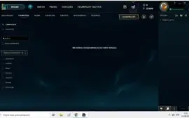 conta lol platina todos os champs