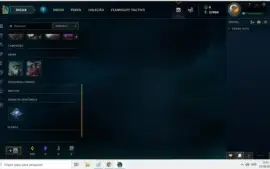 conta lol platina todos os champs
