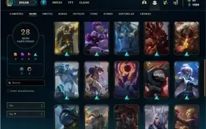 Conta Platina 4 com 44 Champs e 28 Skins