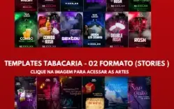 Pacote Premium ARTES para Louge E Tabacaria (100% Editável)