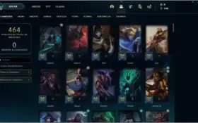 Conta League of Legends Ouro 1 - 31 campões com M7 - 45 Skin