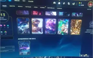 Conta League of Legends Gold 2 113 skins