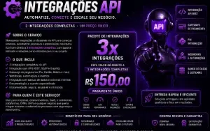 Integrações API | Gateways, PIX, Webhooks e Sistemas