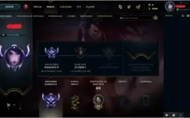 CONTA LEAGUE OF LEGENDS DIAMANTE 4 (IV)