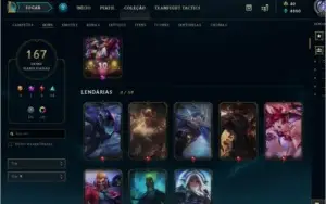 conta D4, 167 skins(5 vitoriosas), todos os champ(Senna Não)