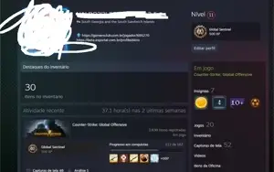 Conta steam, vários jogos CSGO SUPREMO