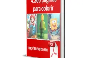 4.300 páginas para colorir