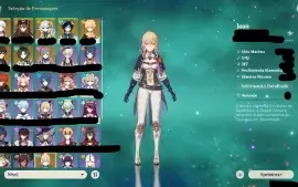 Genshin HUTAO + NAHIDA, 9 5 star + 3 armas 5s