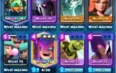 Clash Royale CV 14 Campeão Rainha Arqueira e Rei Esqueleto