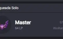 Mestre 67% / 112 skins/ 123 campeões