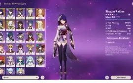 CONTA 6 T5 NAHIDA+BIS RAIDEN+BIS XIANYUN YOIMIYA DILUC MONA