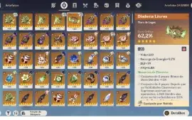 CONTA 6 T5 NAHIDA+BIS RAIDEN+BIS XIANYUN YOIMIYA DILUC MONA