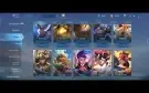 Conta mobile legends 161 skin, duas medalhas glória mítica