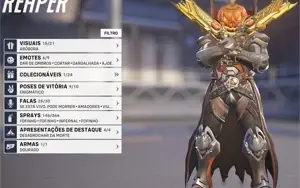 Conta Overwatch level 700 com mais de 100 skins lendarias