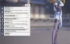 Conta Overwatch level 700 com mais de 100 skins lendarias